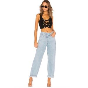 AGOLDE Criss Cross Upsized Jeans Suburbia